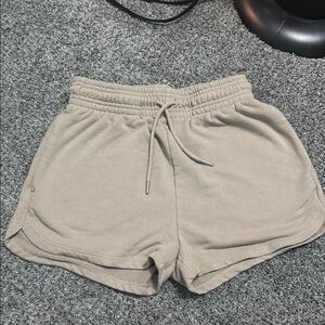H&M Beige Athletic Shorts